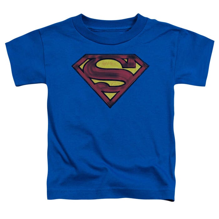 Superman Charcoal Shield Toddler T-Shirt