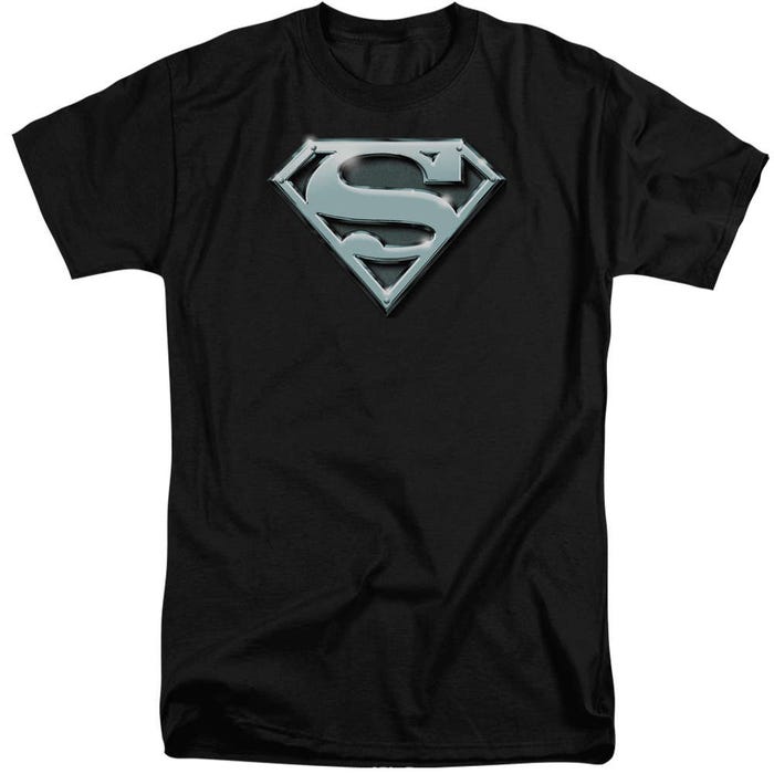 Superman Chrome Shield Tall T-Shirt