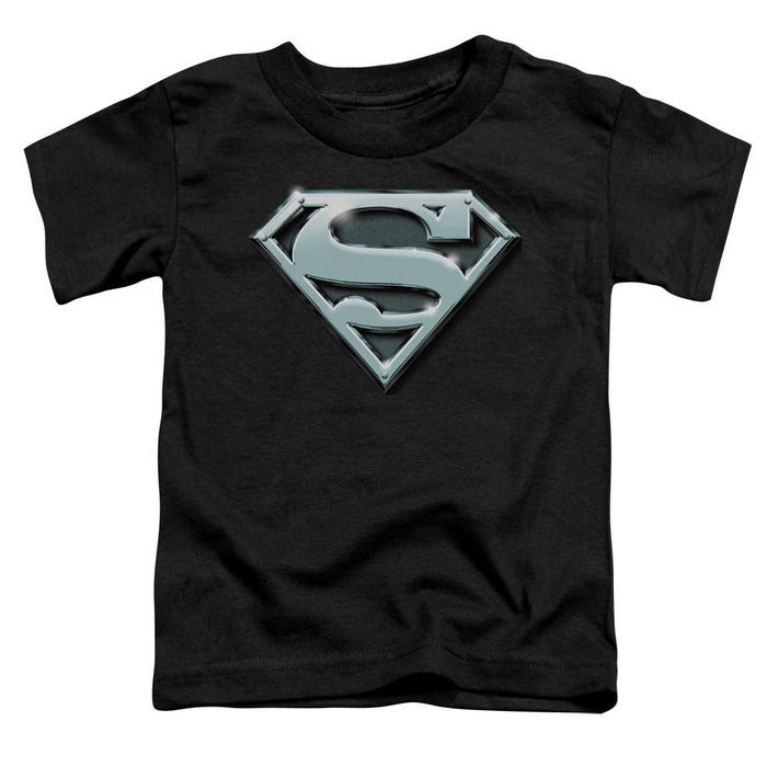 Superman Chrome Shield Toddler T-Shirt