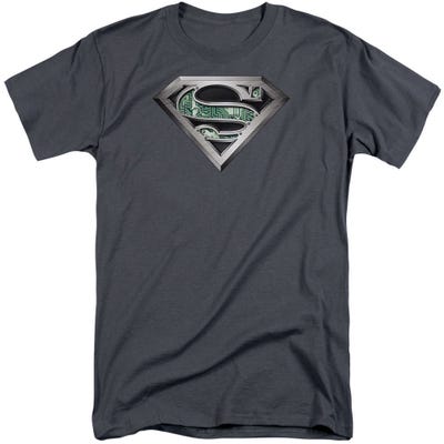 Superman Circuitry Logo Tall T-Shirt