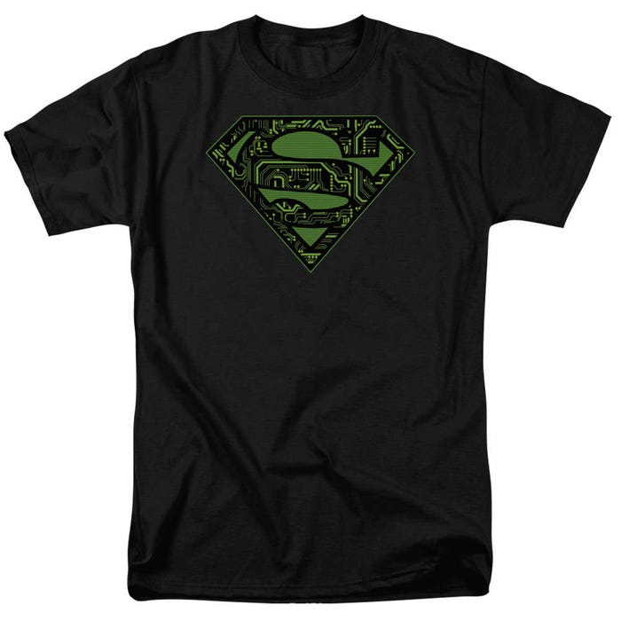 Superman Circuits Shield T-Shirt