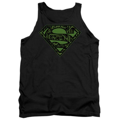 Superman Circuits Shield Tank Top