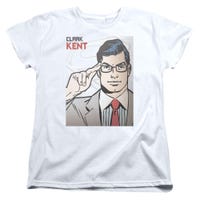 Superman Clark Kent Cover Womens T-Shirt