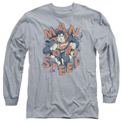 Superman Coming At Ya Long Sleeve Shirt