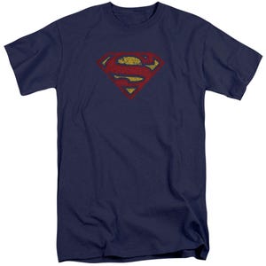 Superman Crackle S Tall T-Shirt