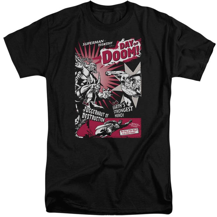 Superman Day Of Doom Tall T-Shirt