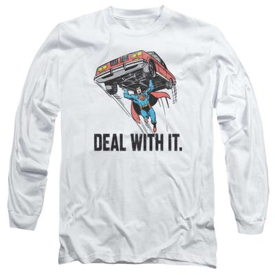 Superman Deal With It Long Sleeve Shirt