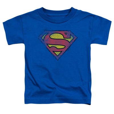 Superman Destroyed Supes Logo Toddler T-Shirt