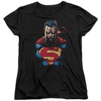 Superman Displeased Womens T-Shirt
