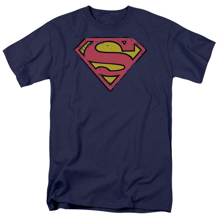 Superman Distressed Shield T-Shirt