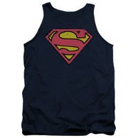 Superman Distressed Shield Tank Top