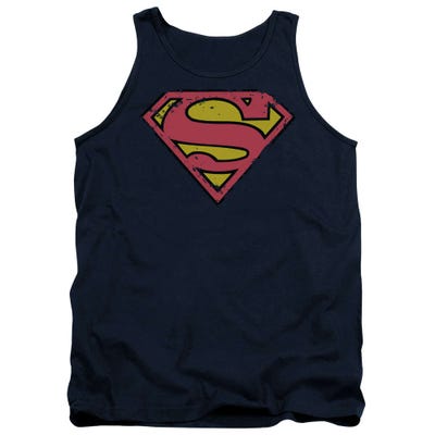 Superman Distressed Shield Tank Top