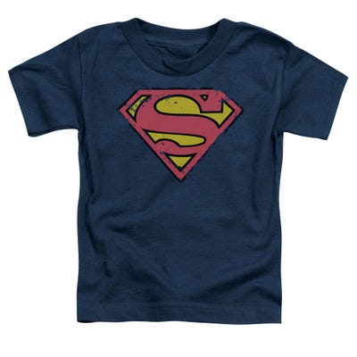 Superman Distressed Shield Toddler T-Shirt