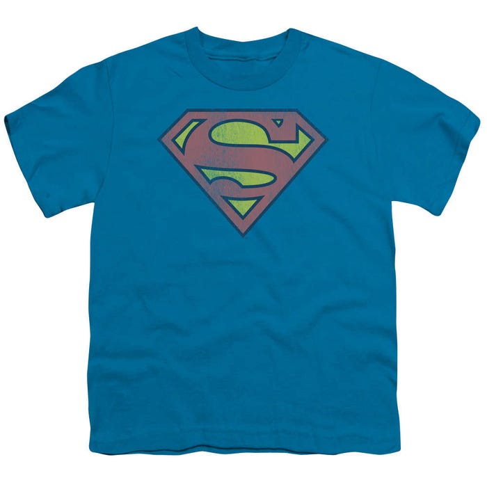 Superman Don't Wear It Out Logo Kids T-Shirt