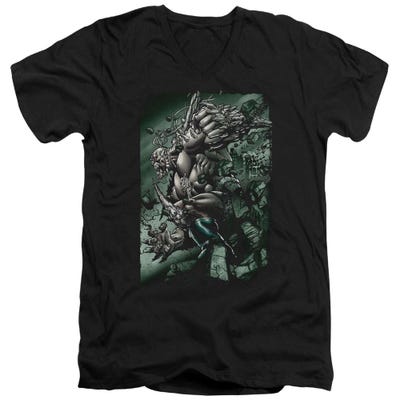 Superman Doomsday Destruction V-Neck T-Shirt