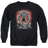 Superman Doomsday Dist Sweatshirt