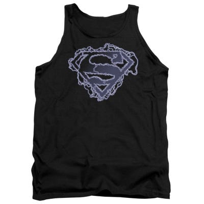 Superman Electric Supes Shield Tank Top