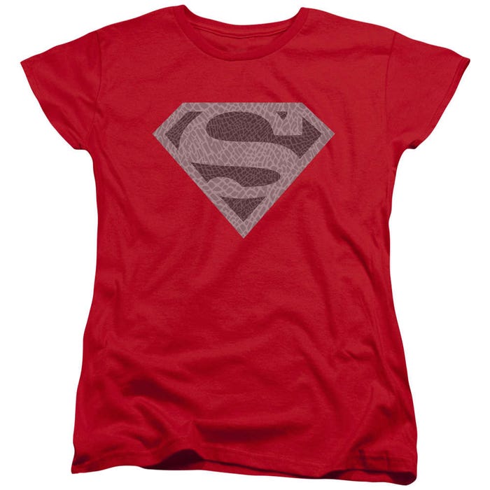 Superman Elephant Shield Womens T-Shirt