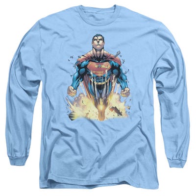 Superman Explosive Takeoff Long Sleeve Shirt