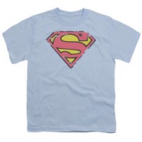 Superman Faded Shield Kids T-Shirt