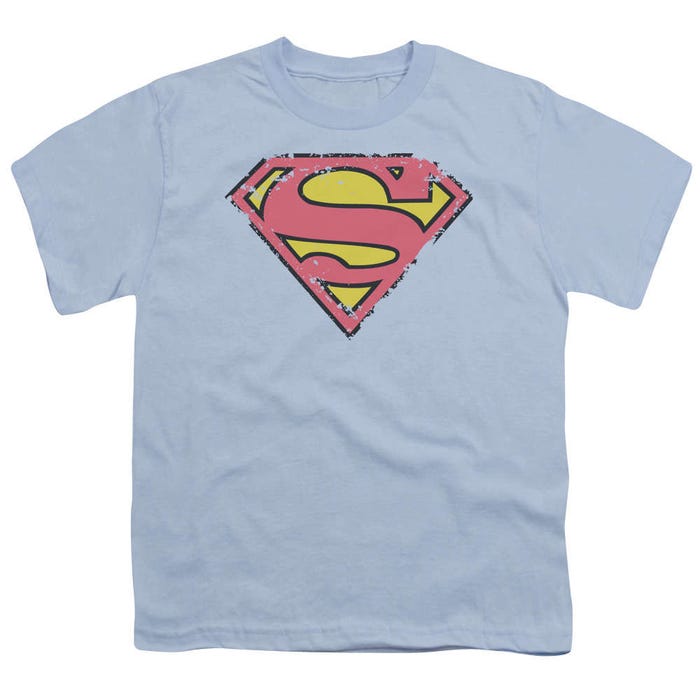 Superman Faded Shield Kids T-Shirt