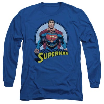 Superman Flying High Again Long Sleeve Shirt