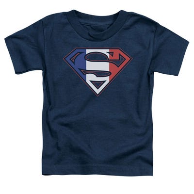 Superman French Shield Toddler T-Shirt