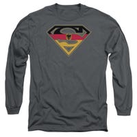 Superman German Shield Long Sleeve Shirt