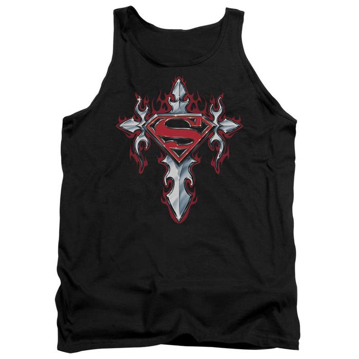 Superman Gothic Steel Logo Tank Top