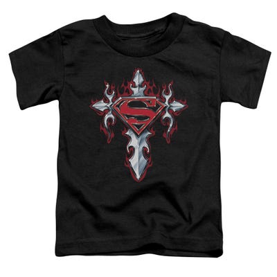 Superman Gothic Steel Logo Toddler T-Shirt