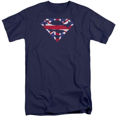 Superman Great Britain Shield Tall T-Shirt
