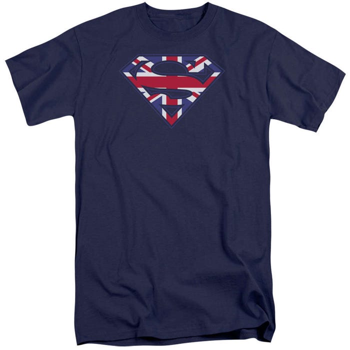 Superman Great Britain Shield Tall T-Shirt