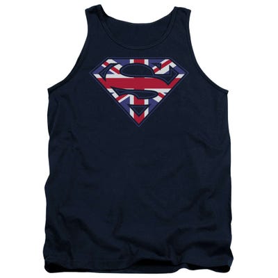 Superman Great Britain Shield Tank Top
