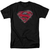 Superman Hardcore Noir Shield T-Shirt