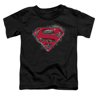 Superman Hardcore Noir Shield Toddler T-Shirt