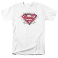 Superman Hastily Drawn Shield T-Shirt
