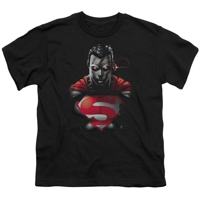 Superman Heat Vision Charged Kids T-Shirt
