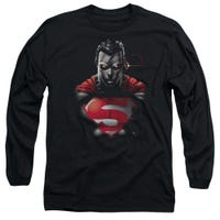 Superman Heat Vision Charged Long Sleeve Shirt