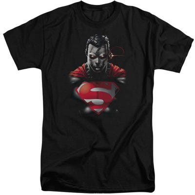Superman Heat Vision Charged Tall T-Shirt