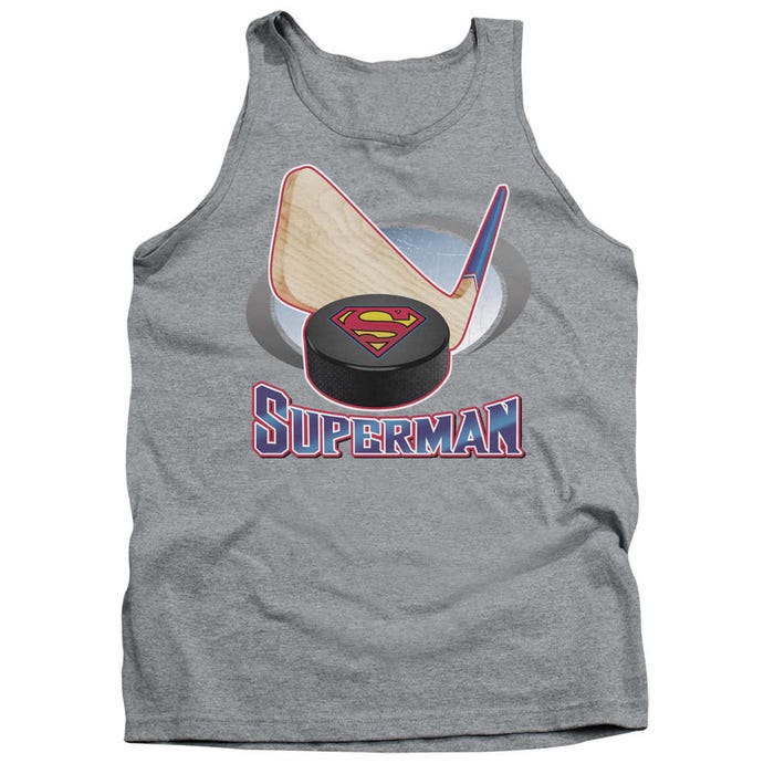 Superman Hockey Stick Tank Top