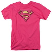 Superman Hot Pink Logo T-Shirt