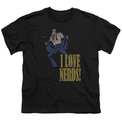 Superman I Love Nerds Kids T-Shirt