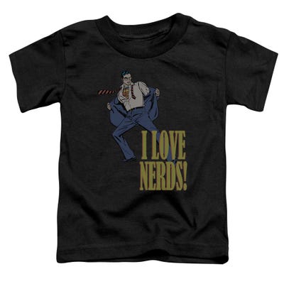 Superman I Love Nerds Toddler T-Shirt