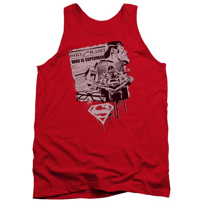 Superman Identity  Tank Top