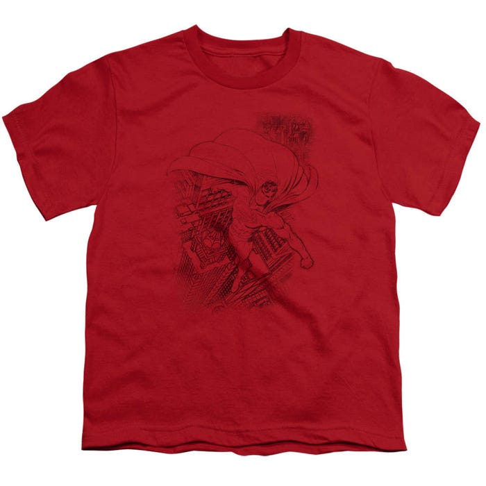 Superman In The City Kids T-Shirt
