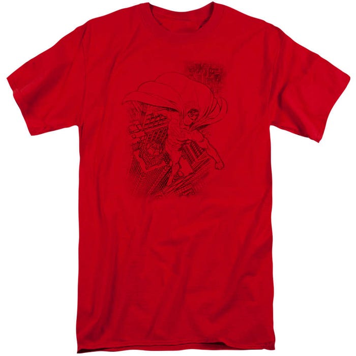 Superman In The City Tall T-Shirt