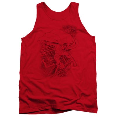 Superman In The City Tank Top
