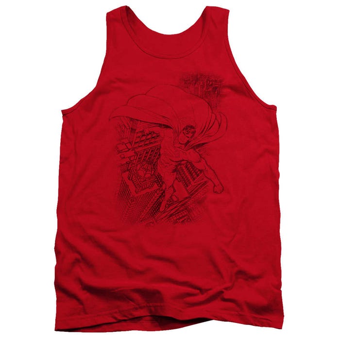 Superman In The City Tank Top