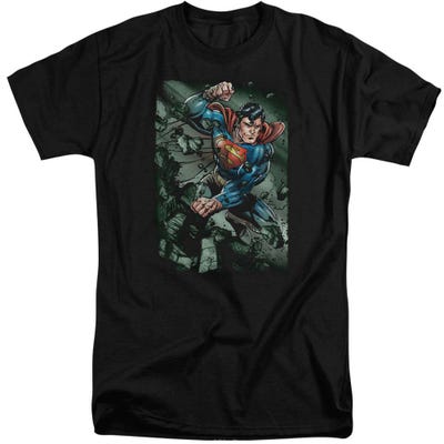 Superman Indestructible Classic Logo Tall T-Shirt