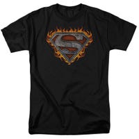 Superman Iron Fire Shield T-Shirt